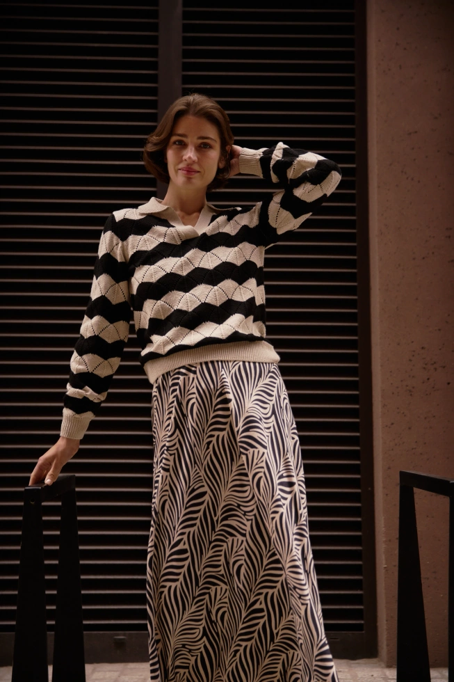 WOMEN'S SWEATER Z-SW-4804 L.BEIGE