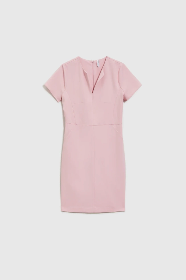 WOMEN'S DRESS L-SU-4632 PINK-set