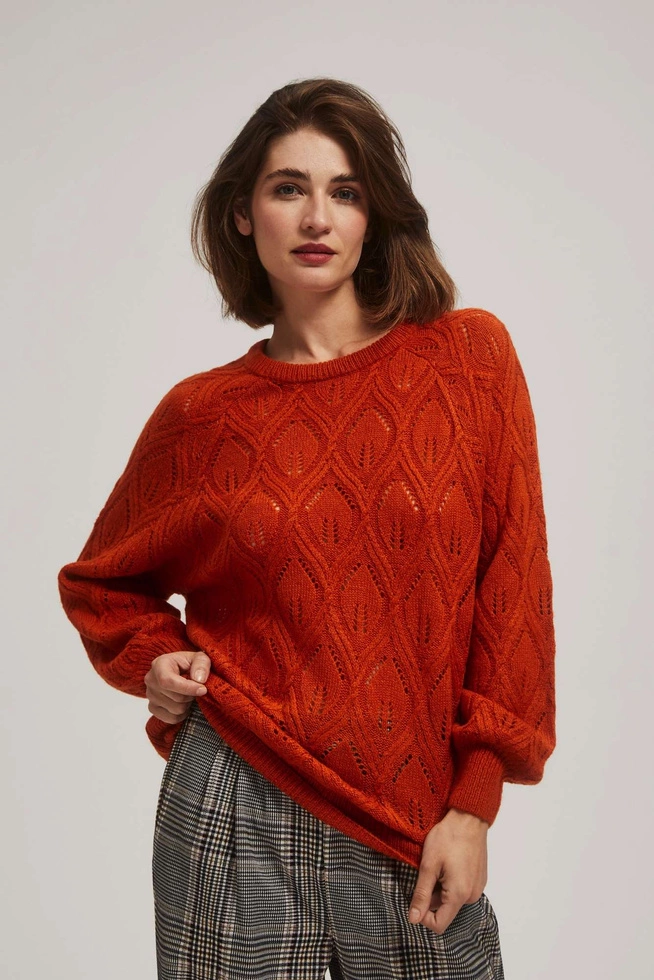 SWETER DAMSKI Z-SW-4227 D.ORANGE