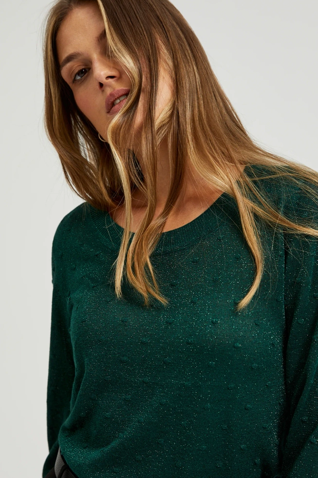 WOMEN'S SWEATER Z-SW-4533 D.GREEN