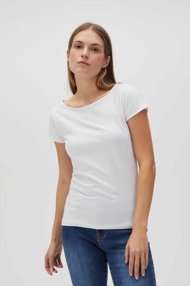 WOMEN'S TSHIRT L-TS-4622 WHITE