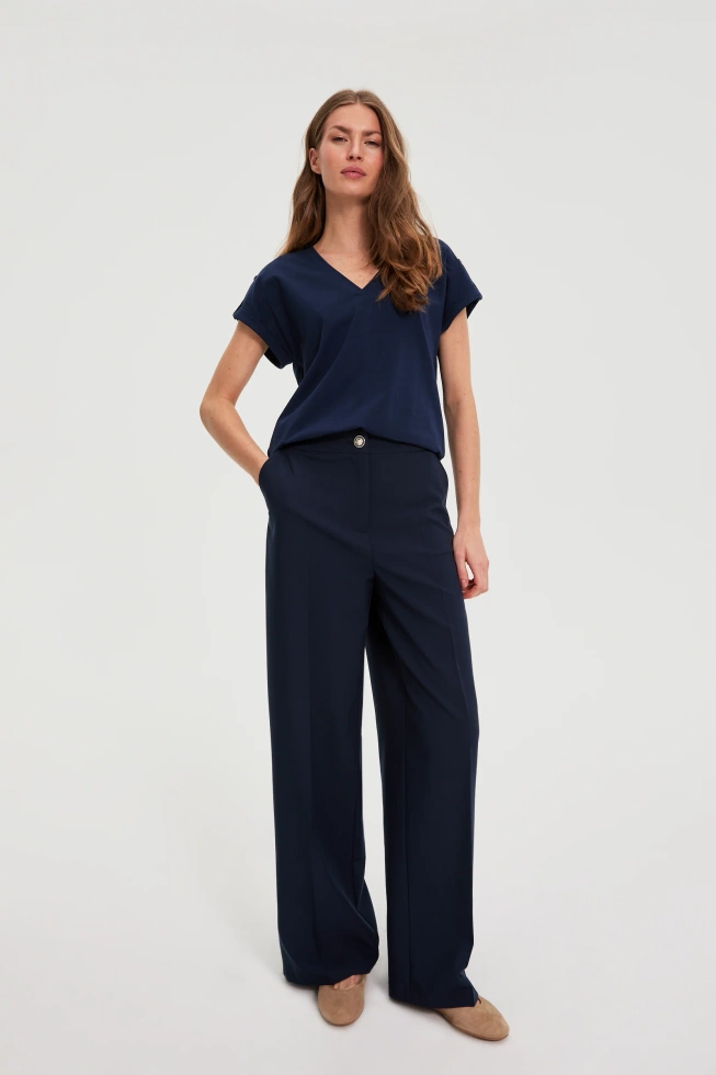 WOMEN'S TSHIRT L-TS-4909 NAVY