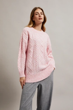 SWETER DAMSKI Z-SW-4517 L.PINK MEL