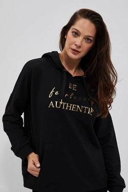 LADIES SWEATSHIRT L-BL-4008 BLACK