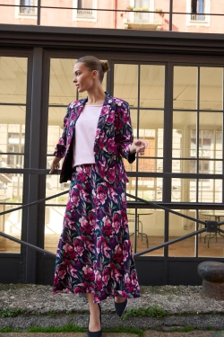 SPÓDNICA DAMSKA L-SC-4901 NAVY