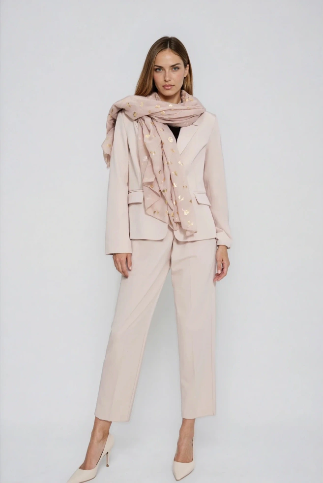 SZALIK DAMSKI L-SZ-4922 BEIGE