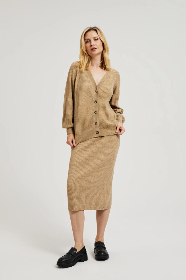 WOMEN'S SKIRT Z-SC-4500 BEIGE MEL-set