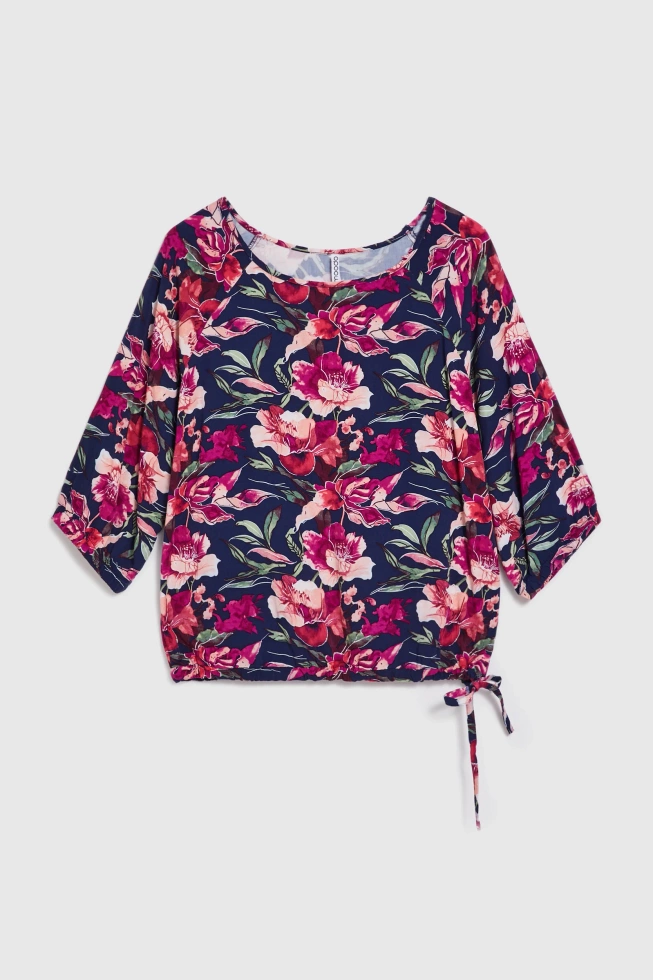 WOMEN'S SHIRT L-KO-4905 NAVY