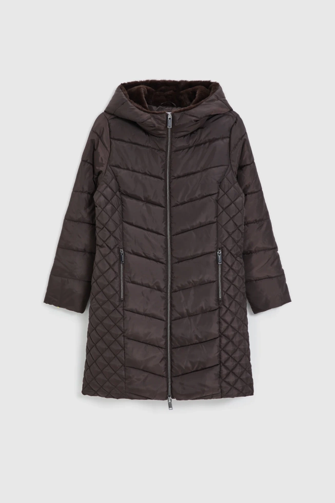 WOMEN'S JACKETS Z-KU-4803 BROWN-set