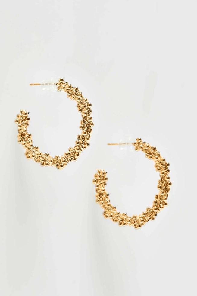 EARRINGS L-KK-4022 SILVER