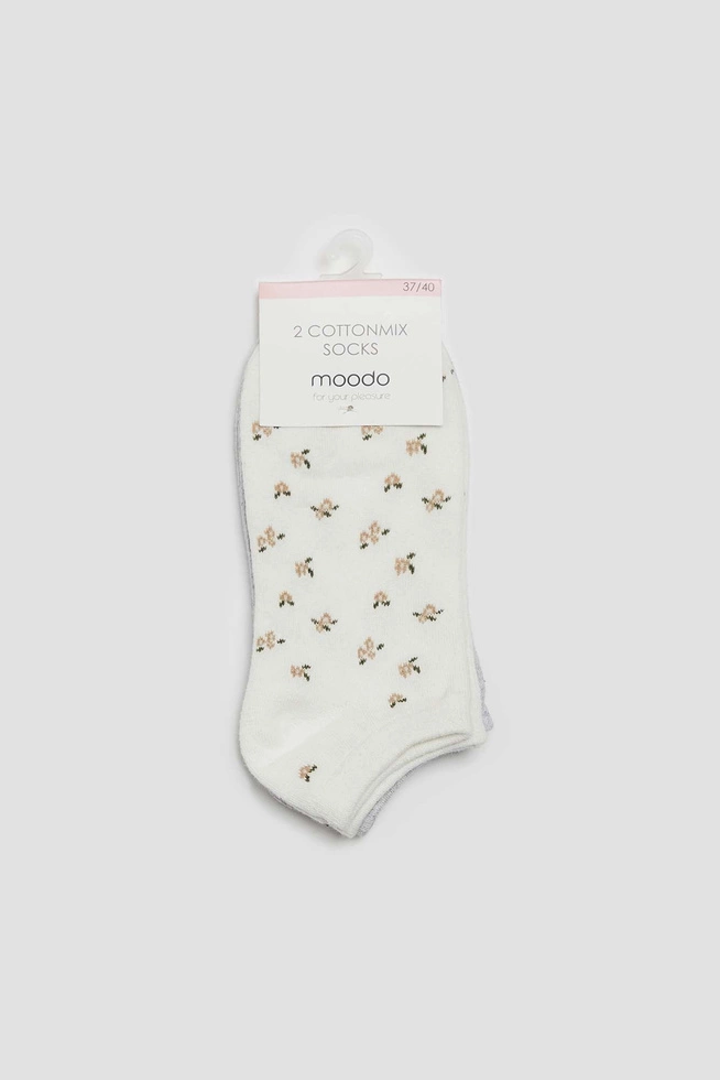 LADIES SOCKS L-SK-4000 OFF WHITE