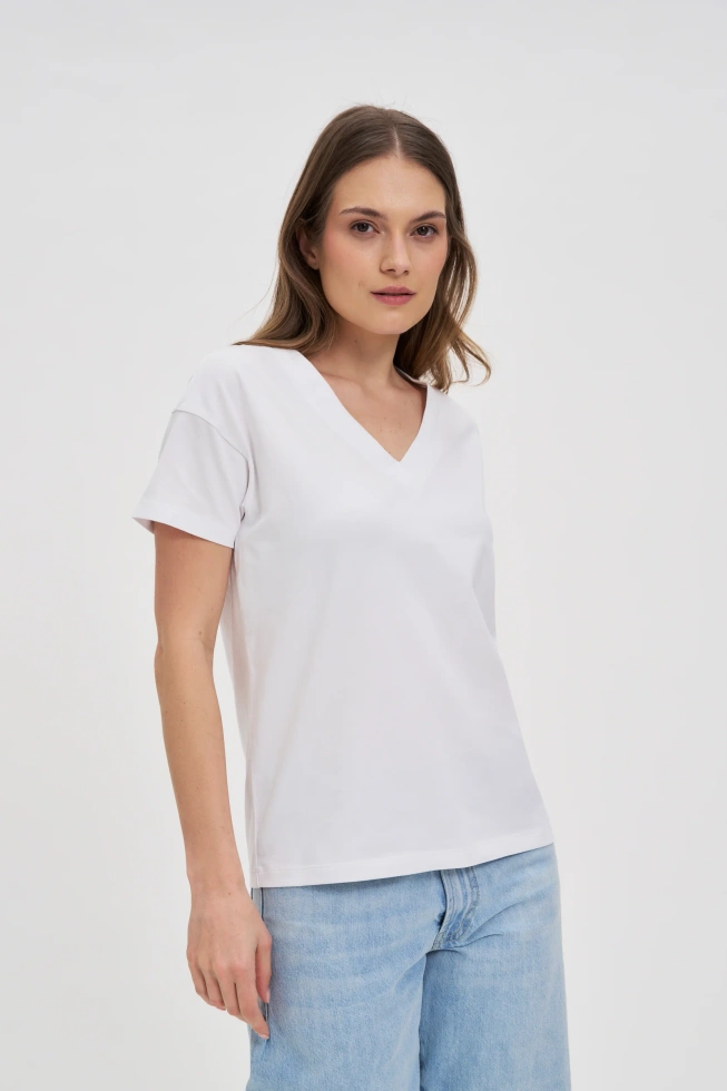 WOMEN'S TSHIRT L-TS-4625 WHITE