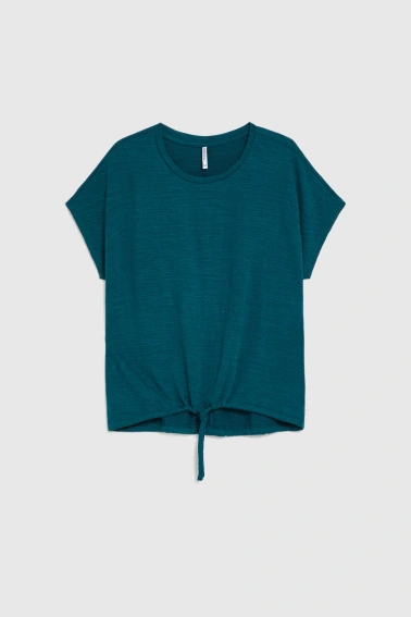 WOMEN'S TSHIRT L-TS-4981 D.GREEN