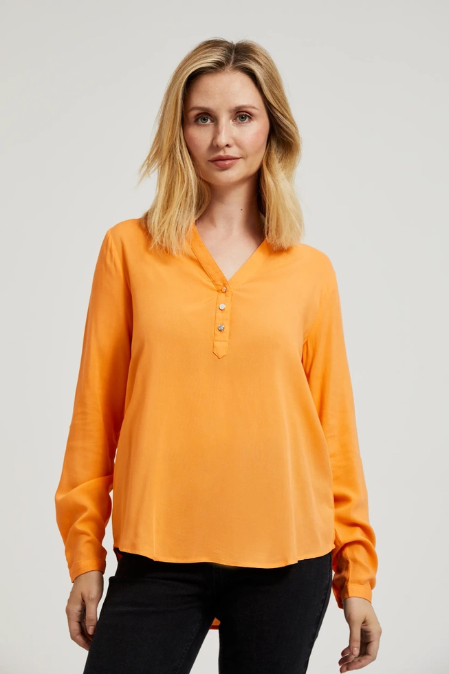 WOMEN'S SHIRT Z-KO-4503 ORANGE-set