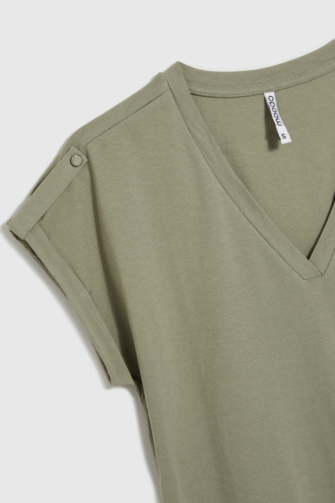WOMEN'S TSHIRT L-TS-4621 OLIVE