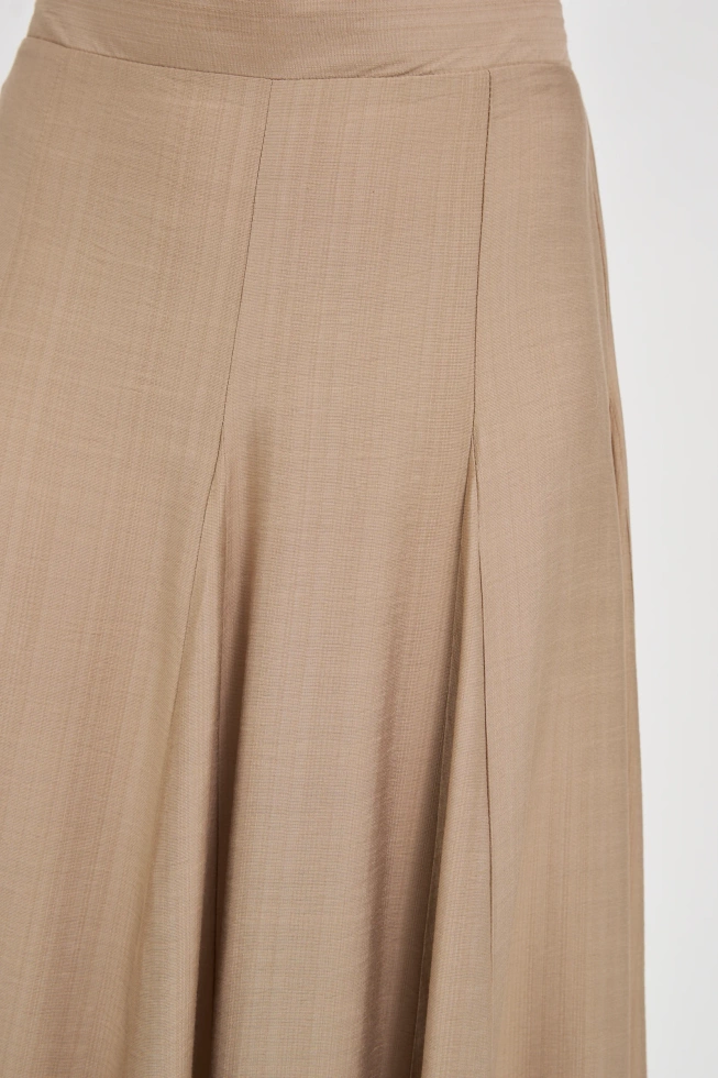 WOMEN'S SKIRT L-SC-4611 BEIGE-set