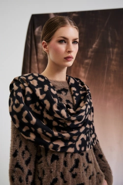 WOMEN'S SCARF Z-SZ-4806 BROWN