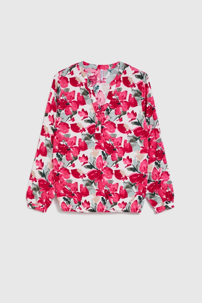 WOMEN'S SHIRT L-KO-4906 FUCHSIA
