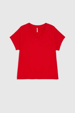 WOMEN'S TSHIRT L-TS-4942 RED-set