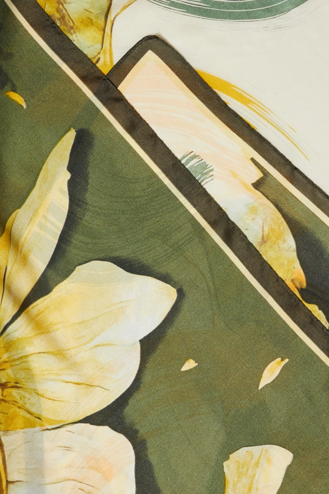 WOMEN'S SCARF L-SZ-4940 KHAKI-set