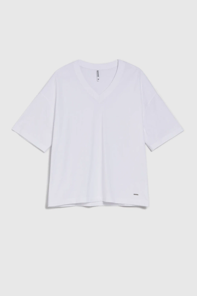 KOSZULKA DAMSKA L-TS-4613 WHITE