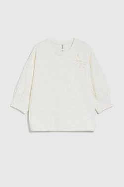 BLUZA DAMSKA L-BL-4912 OFF WHITE-pakiet