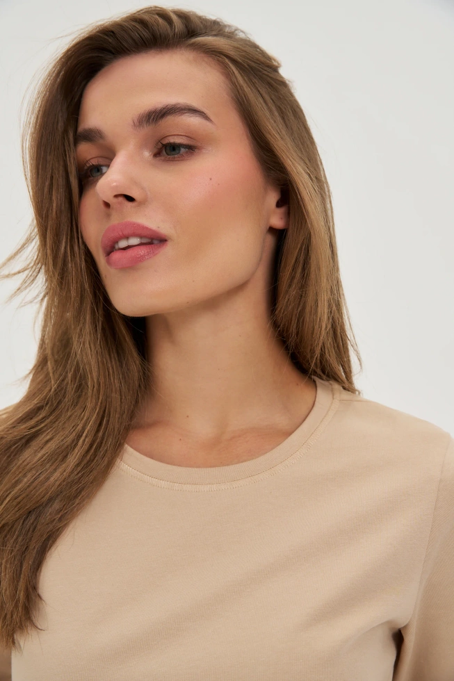 WOMEN'S TSHIRT Z-TS-4804 BEIGE
