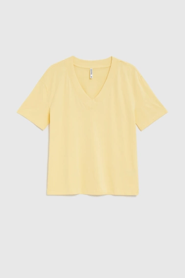 KOSZULKA DAMSKA L-TS-4950 L.YELLOW-pakiet