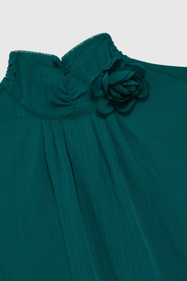 WOMEN'S SHIRT Z-KO-4829 D.GREEN-set