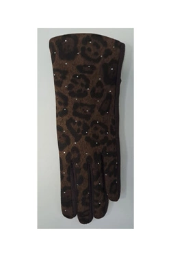 RĘKAWICZKI DAMSKIE Z-RE-4803 BROWN-pakiet