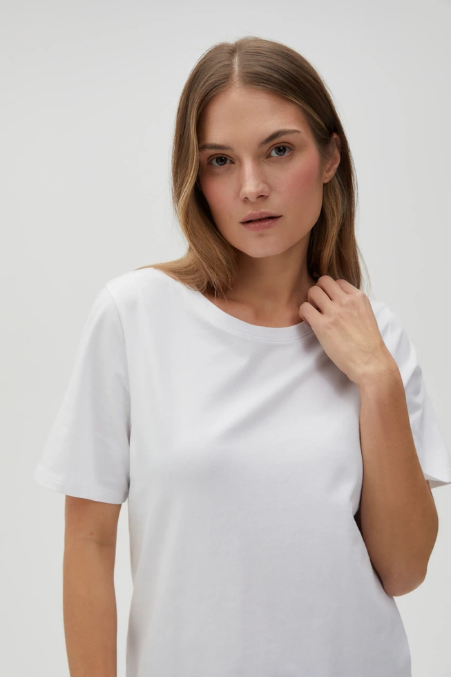 WOMEN'S TSHIRT L-TS-4624 WHITE