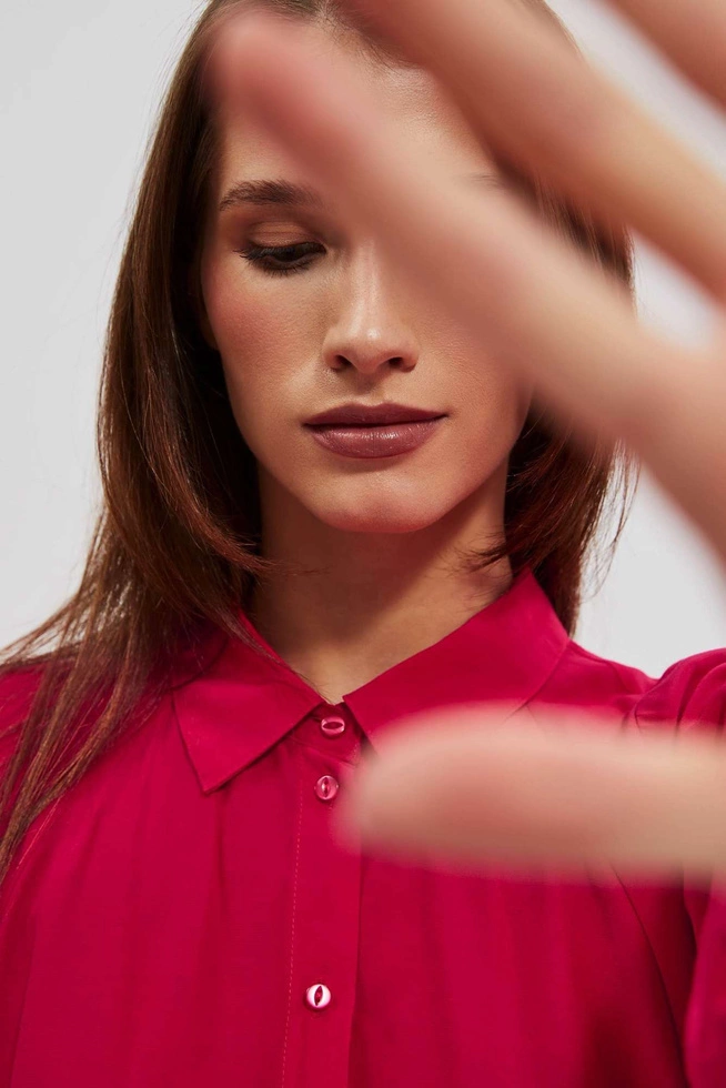 LADIES SHIRT L-KO-4013 STRAWBERRY