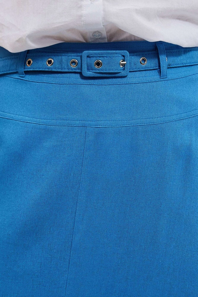 SPÓDNICA DAMSKA L-SC-4020 FRESH BLUE