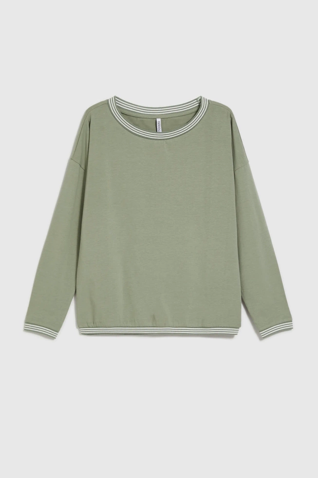 WOMEN'S LONGSLEEVE L-TS-4617 OLIVE-set