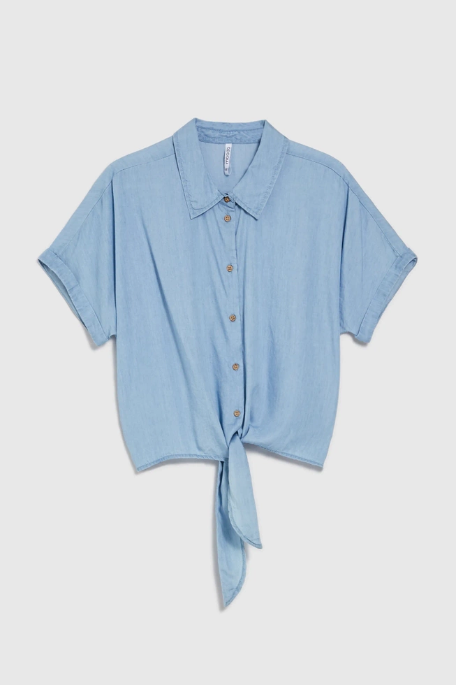 WOMEN'S SHIRT L-KO-4636 BLUE-set