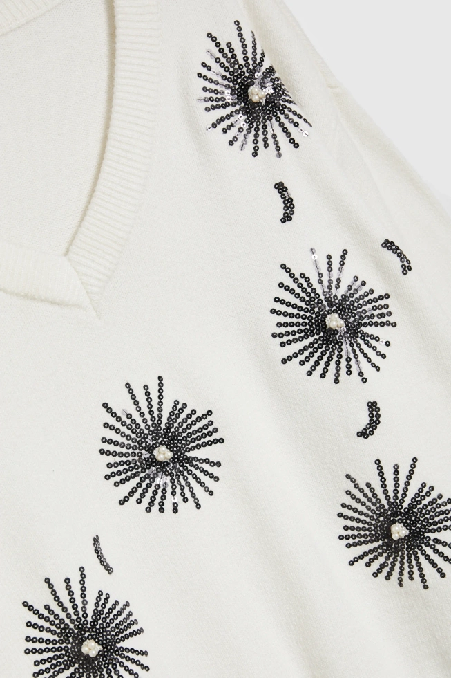 WOMEN'S SWEATER Z-SW-4838 WHITE