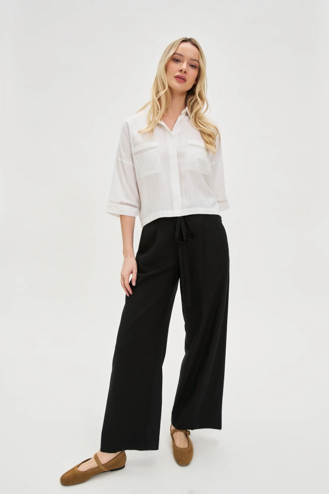 WOMEN'S SHIRT L-KO-4658 WHITE
