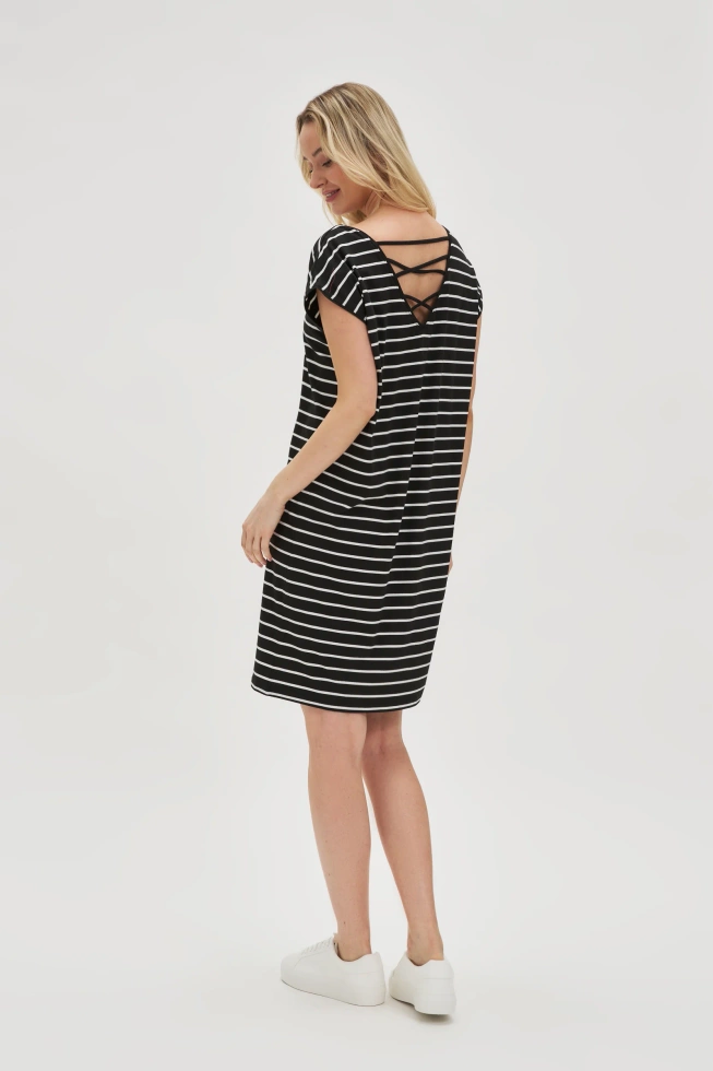 WOMEN'S DRESS L-SU-4645 BLACK