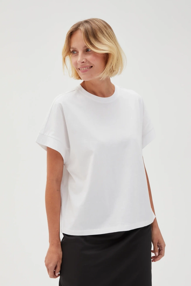 WOMEN'S TSHIRT L-TS-4603 WHITE