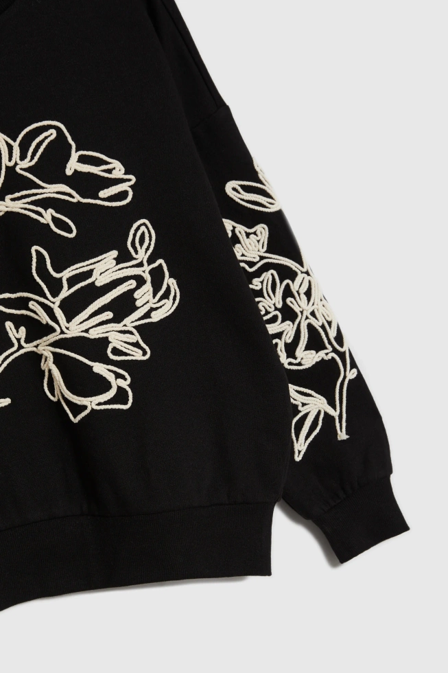 WOMEN'S SWEATSHIRT Z-BL-4817 BLACK-set