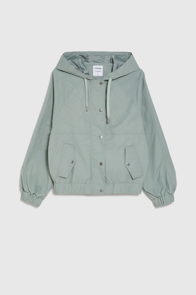 KURTKA DAMSKA L-KU-4903 OLIVE-pakiet