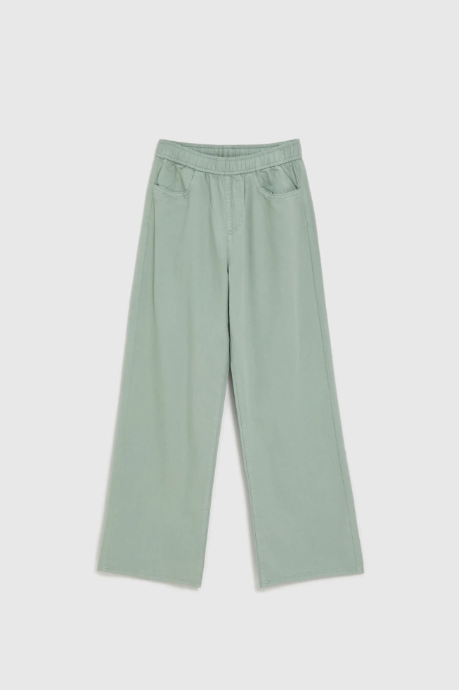 WOMEN'S JEANS L-JE-4909 OLIVE