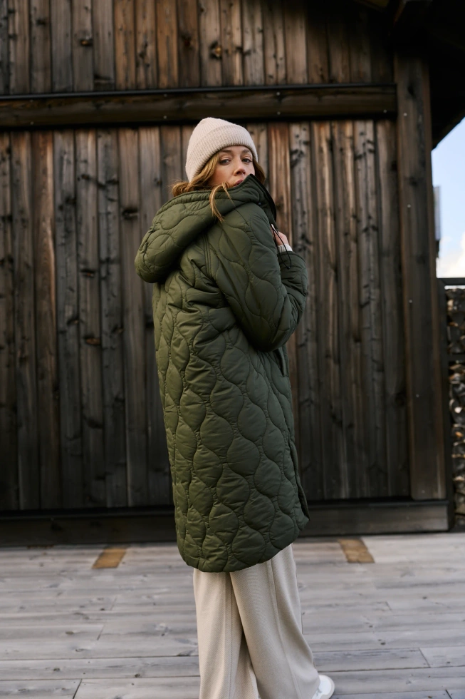 WOMEN'S JACKETS Z-KU-4810 D.OLIVE