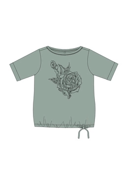 WOMEN'S TSHIRT L-TS-4941 OLIVE