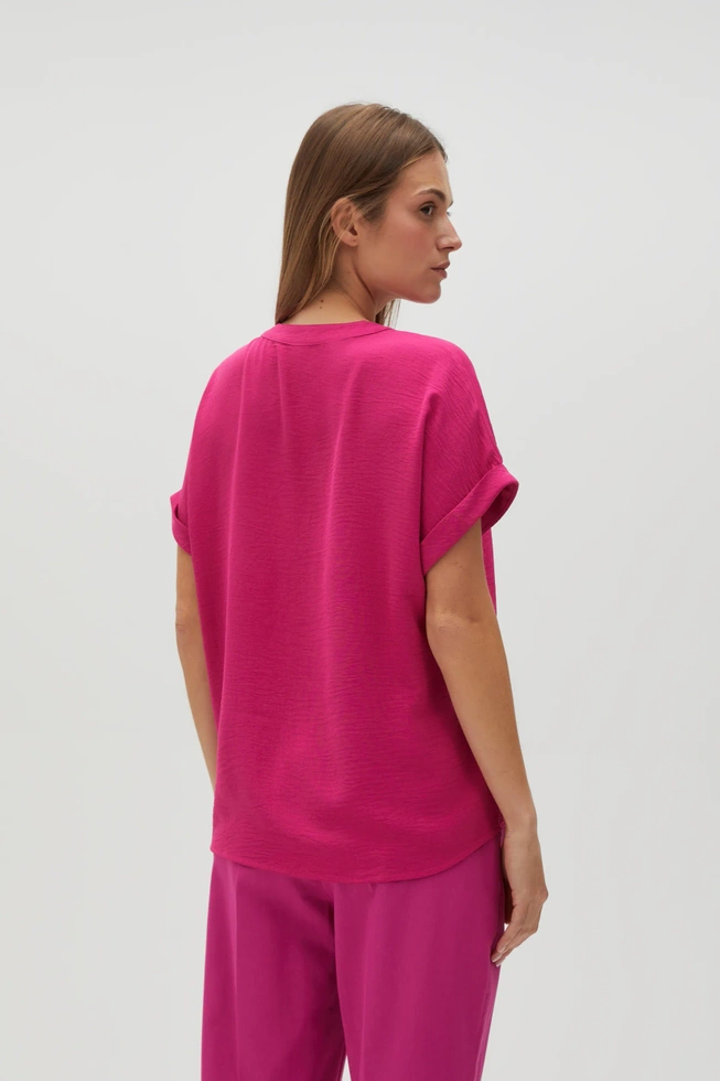 WOMEN'S SHIRT L-KO-4623 FUCHSIA