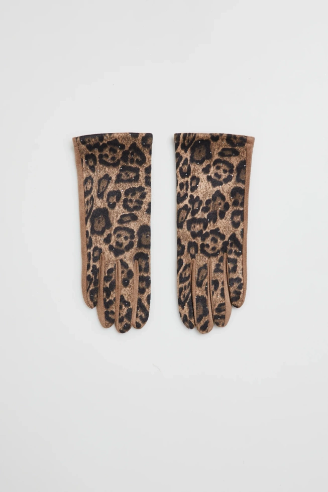 WOMEN'S GLOVES Z-RE-4802 COFFEE