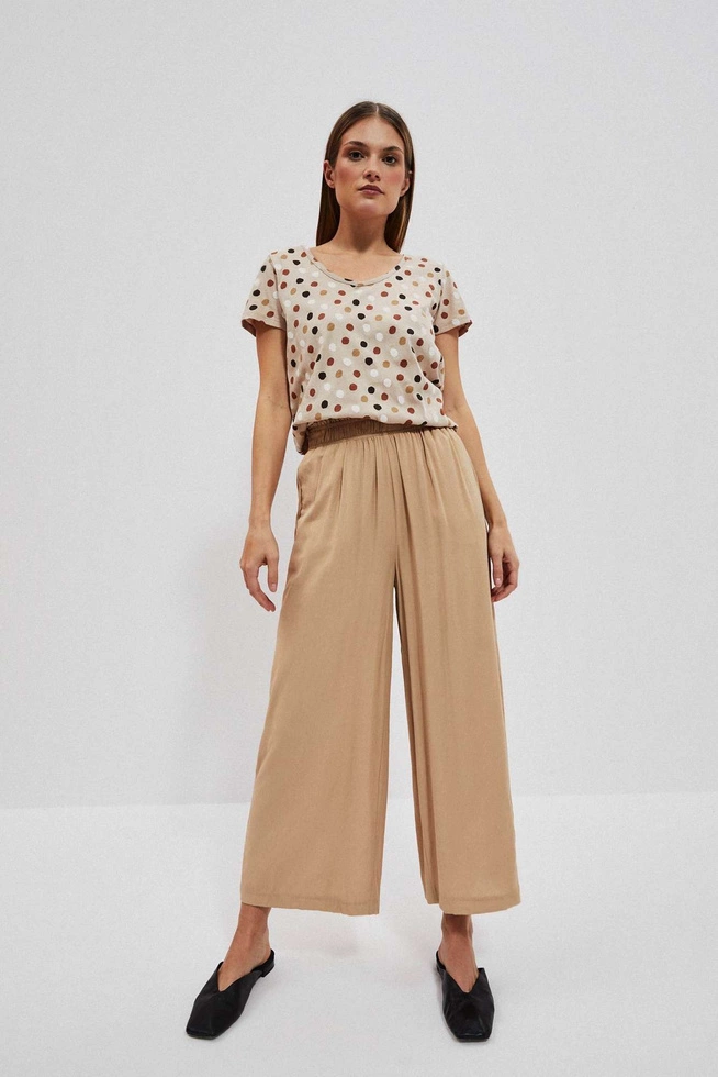 LADIES PANTS L-SP-4010 D.BEIGE