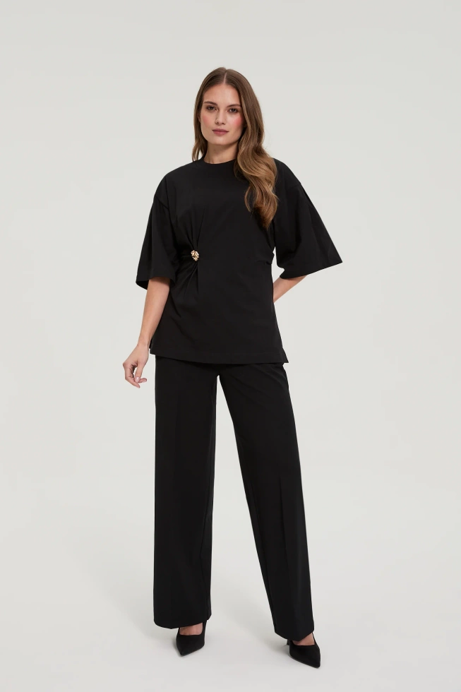 KOSZULKA DAMSKA L-TS-4903 BLACK