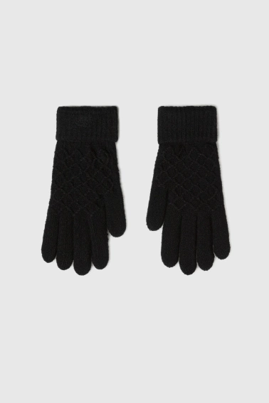 WOMEN'S GLOVES Z-RE-4806 BLACK