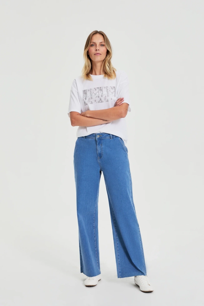 WOMEN'S JEANS L-JE-4906 BLUE